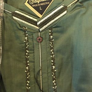 Pakistani Indian Bollywood mens kurta Brand new! Cotton wash & wear fitted pants